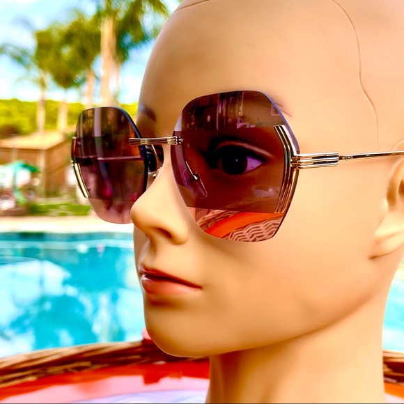 New, ETRO Metal Frame Sunglasses - Picture 11 of 15